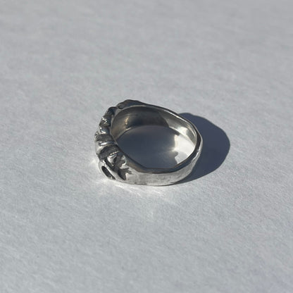 BUTTE silver ring