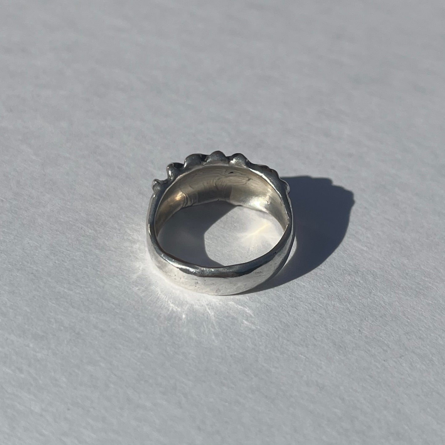 BUTTE silver ring
