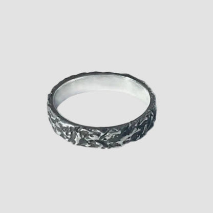 CRYOKARST silver ring