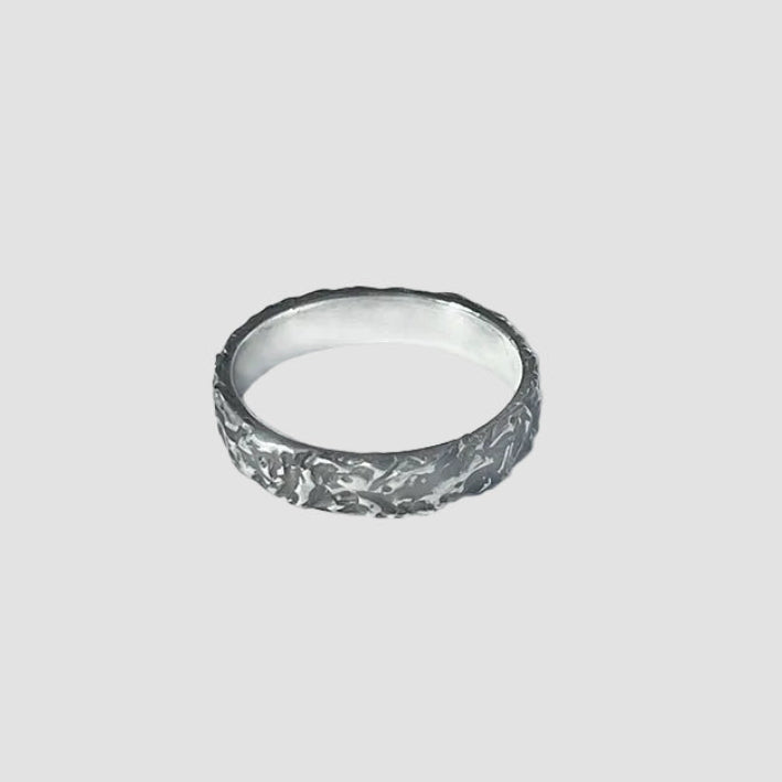 CRYOKARST silver ring