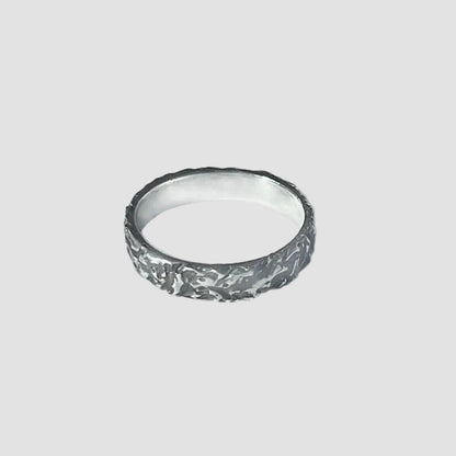CRYOKARST silver ring
