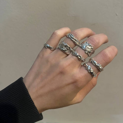 LAHAR silver ring