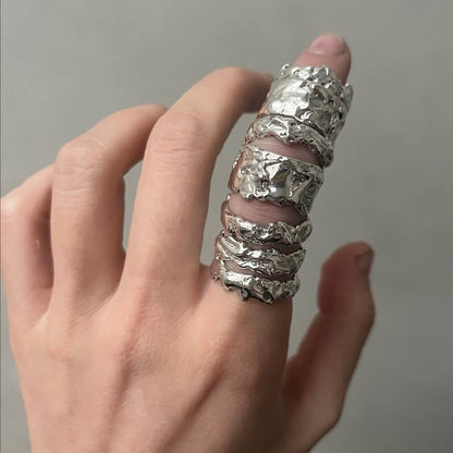 LAHAR silver ring